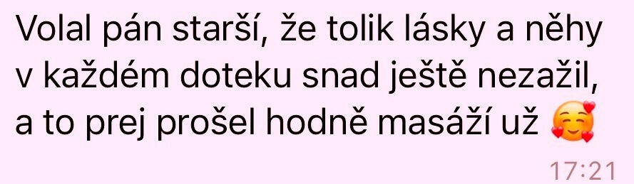 Originální screenshot recenze klienta 3