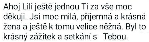 Originální screenshot recenze klienta 7