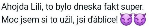 Originální screenshot recenze klienta 8