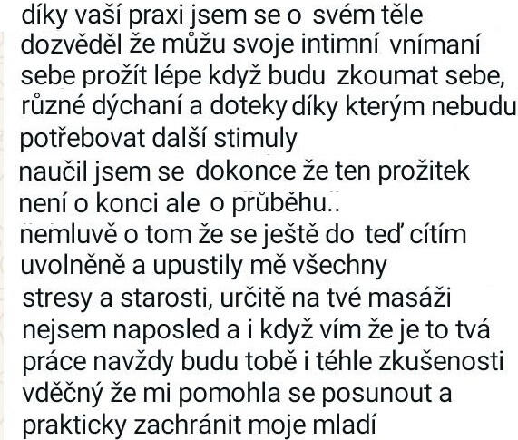 Originální screenshot recenze klienta 9