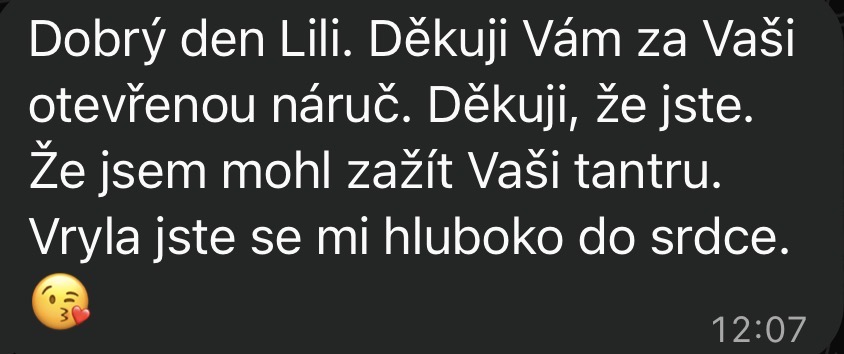 Originální screenshot recenze klienta 42