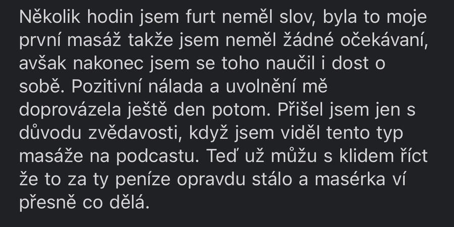 Originální screenshot recenze klienta 10