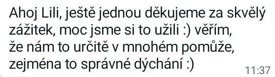 Originální screenshot recenze klienta 11