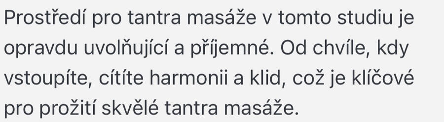 Originální screenshot recenze klienta 19