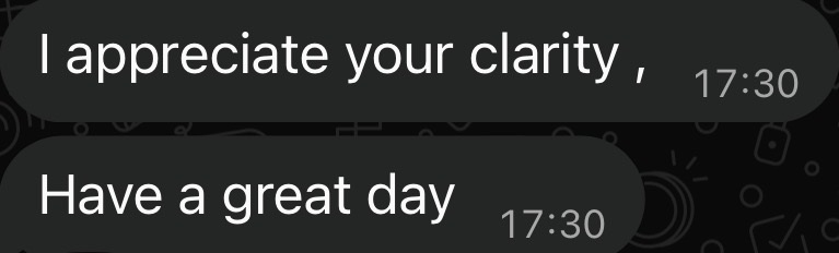 Originální screenshot recenze klienta 43
