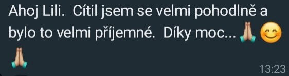 Originální screenshot recenze klienta 28