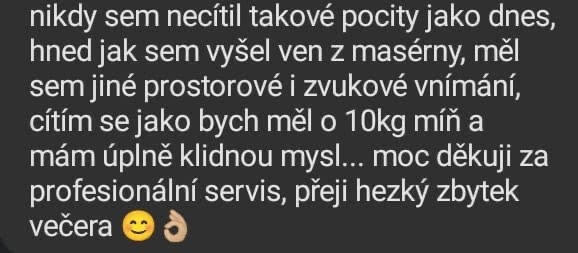 Originální screenshot recenze klienta 36