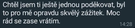 Originální screenshot recenze klienta 37