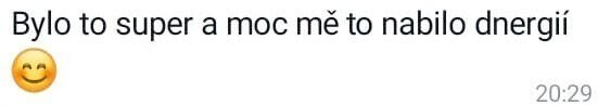 Originální screenshot recenze klienta 40