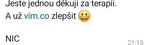 Originální screenshot recenze klienta 41